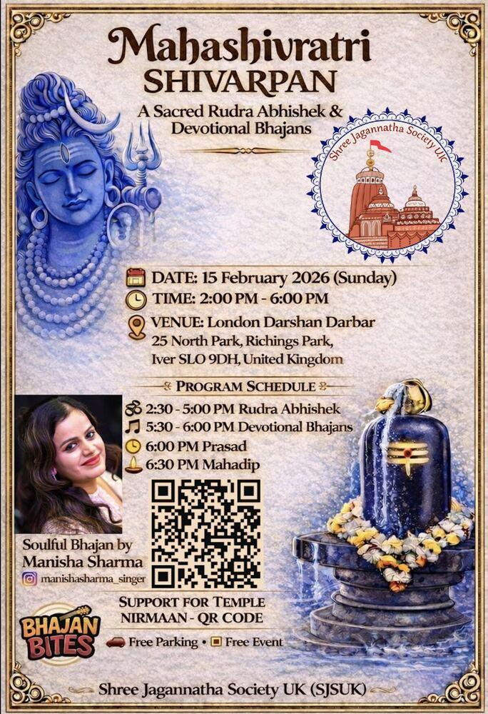 Mahashivratri SHIVARPAN 2026 Poster